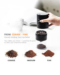 Load image into Gallery viewer, Portable Burr Coffee Grinder