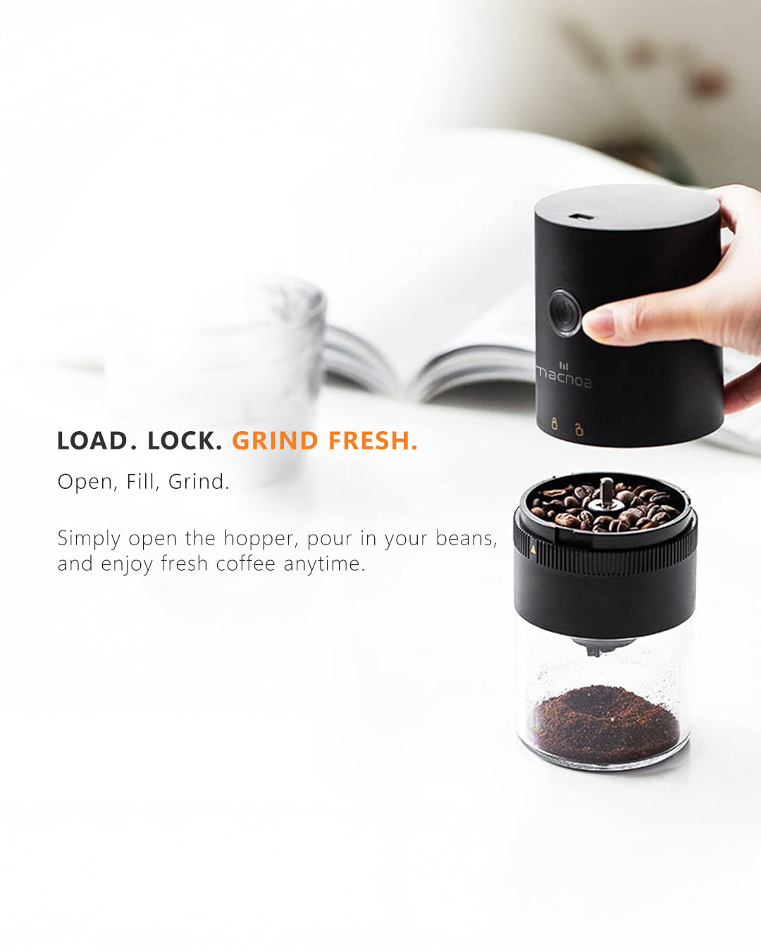 Portable Burr Coffee Grinder